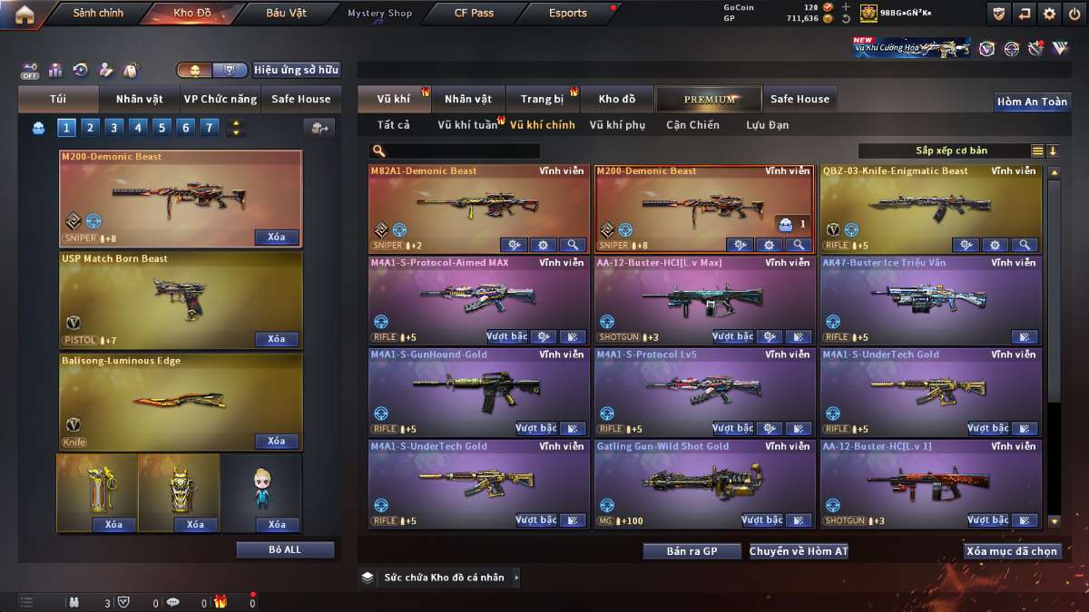 shop acc cf uy tin gia re